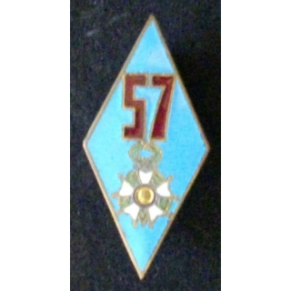57°RI : 57°RÉGIMENT D'INFANTERIE LOSANGE (AB 431) ÉMAIL