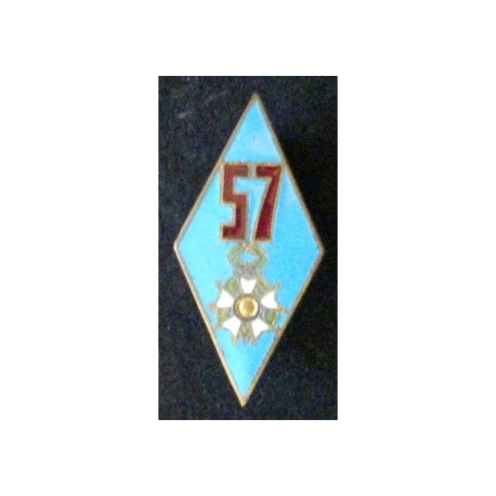 57°RI : 57°RÉGIMENT D'INFANTERIE LOSANGE (AB 431) ÉMAIL