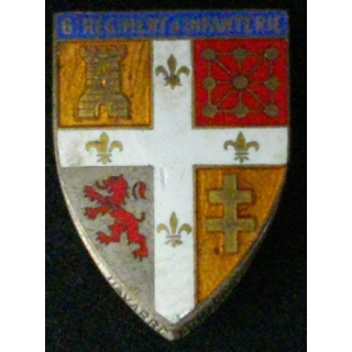 6° RI : 6° RÉGIMENT D'INFANTERIE (D 1267) ÉMAIL