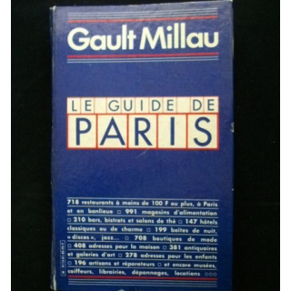 Le guide de Paris Gault Millau