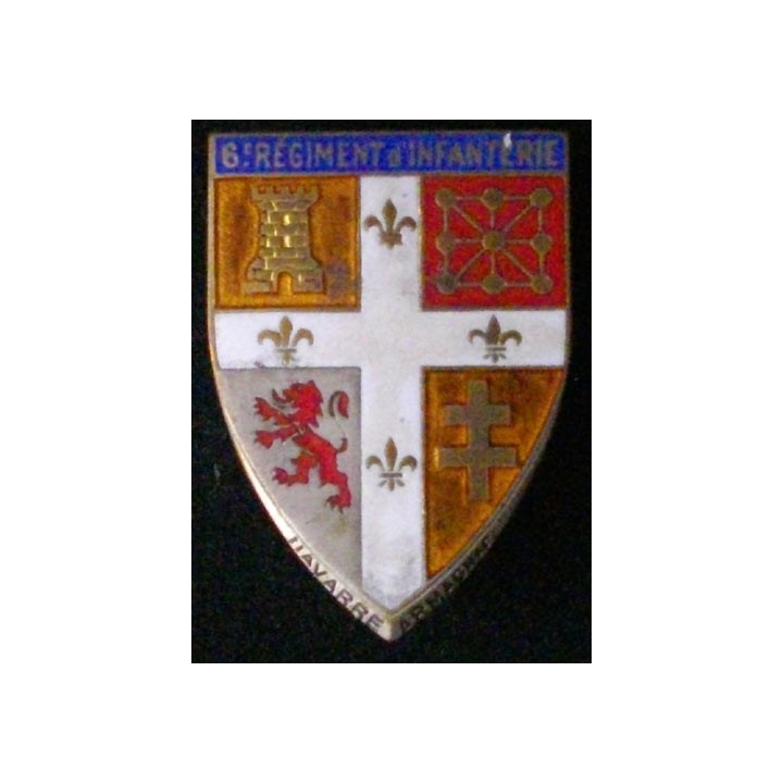 6° RI : 6° RÉGIMENT D'INFANTERIE (D 1267) ÉMAIL