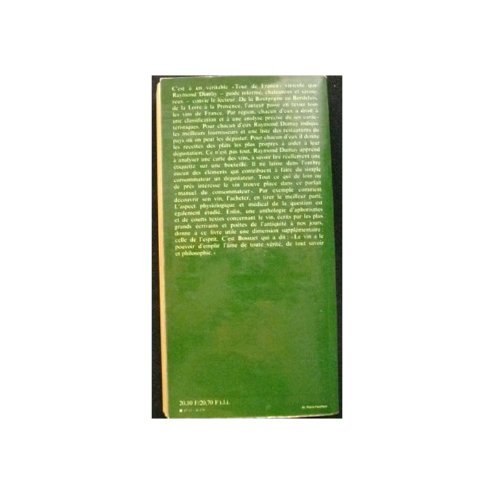 Guide du Vin de Raymond Dumay Stock 1967