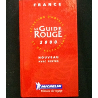 LE GUIDE ROUGE 2000 NOUVEAU AVEC TEXTES MICHELIN