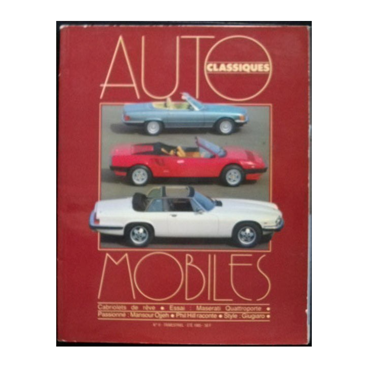 Automobiles classiques Maserati Quattroporte n°9 été 1985