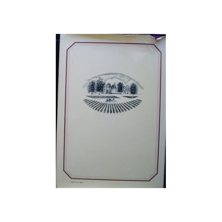 Encyclopédie des crus classés du Bordelais de Michel Dovaz Julliard 1981
