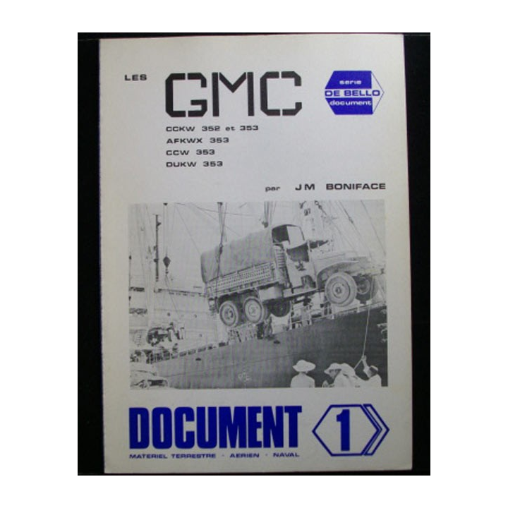 DE BELLO COLLECTIONS MAGAZINE N°1 : LES GMC