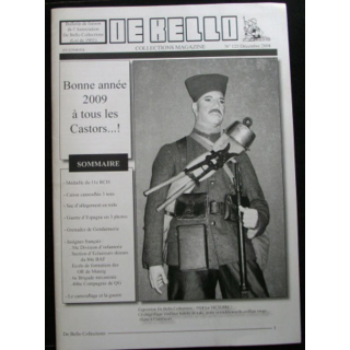 DE BELLO COLLECTIONS MAGAZINE N°123 DÉCEMBRE 2008