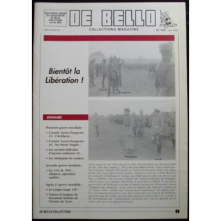 DE BELLO COLLECTIONS MAGAZINE N°109 JUIN 2005
