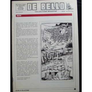 DE BELLO COLLECTIONS MAGAZINE N°91 DÉCEMBRE 2000