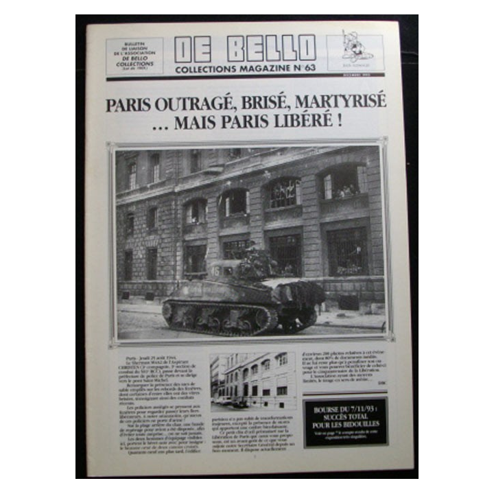 DE BELLO COLLECTIONS MAGAZINE N°63
