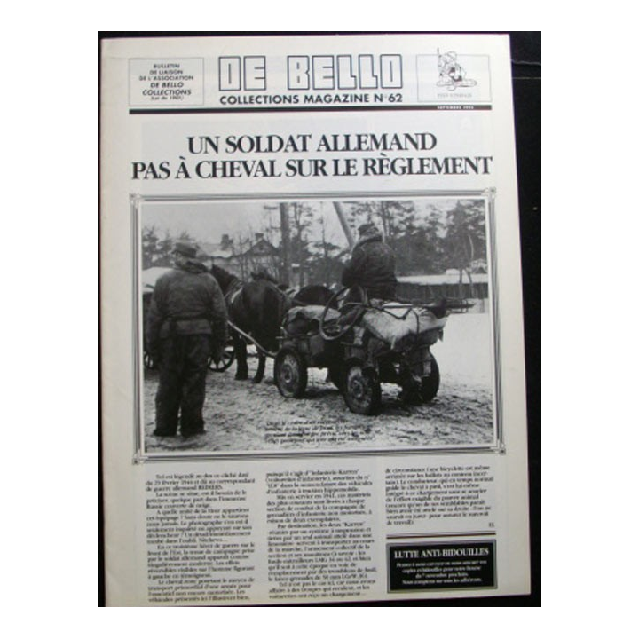 DE BELLO COLLECTIONS MAGAZINE N°62