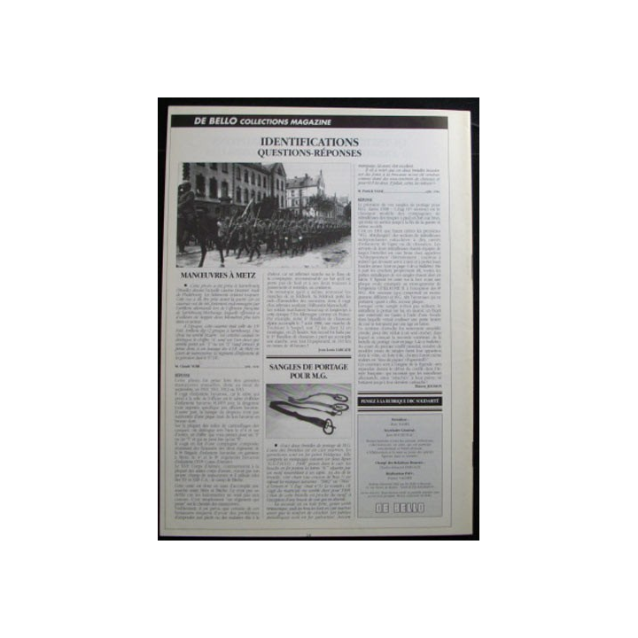 DE BELLO COLLECTIONS MAGAZINE N°80 MARS 1998