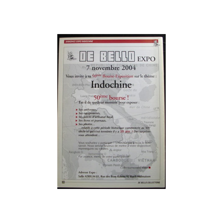 DE BELLO COLLECTIONS MAGAZINE N°106 SEPTEMBRE 2004