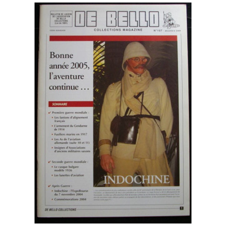 DE BELLO COLLECTIONS MAGAZINE N°107 DÉCEMBRE 2004