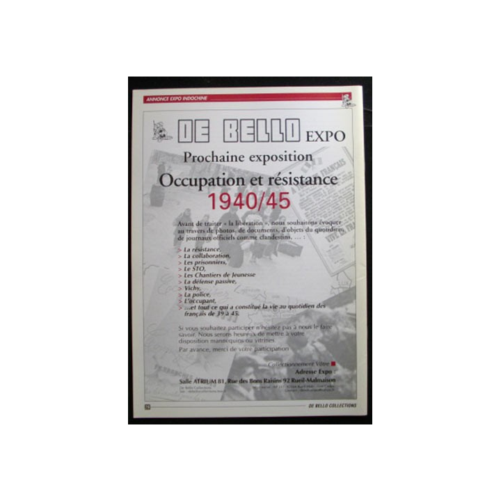DE BELLO COLLECTIONS MAGAZINE N°108 MARS 2005