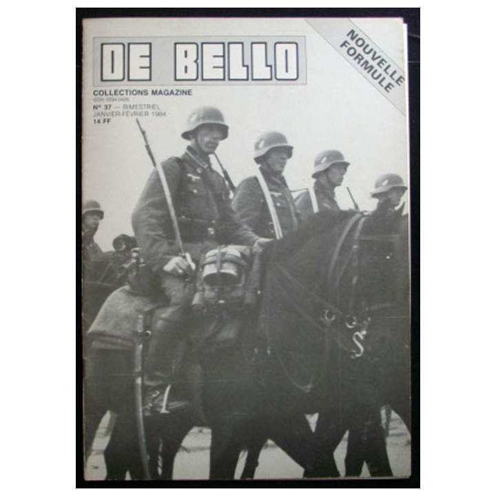 DE BELLO COLLECTIONS MAGAZINE N°37 JANVIER FÉVRIER 1984