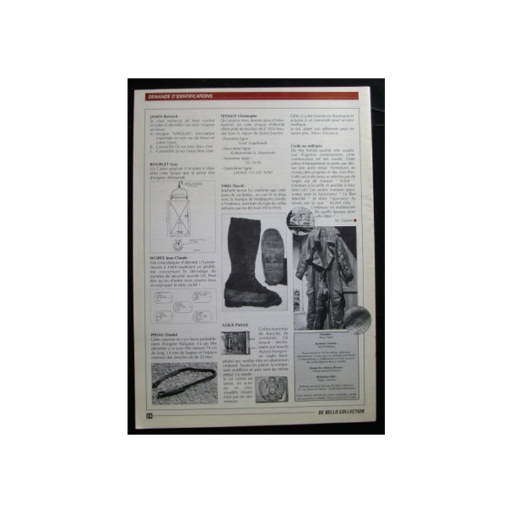 DE BELLO COLLECTIONS MAGAZINE N°85 JUIN 1999