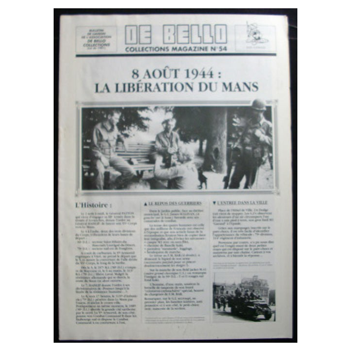 DE BELLO COLLECTIONS MAGAZINE N°54