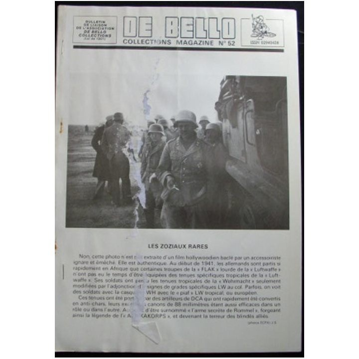 DE BELLO COLLECTIONS MAGAZINE N°52