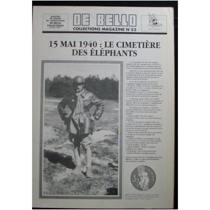 DE BELLO COLLECTIONS MAGAZINE N°53