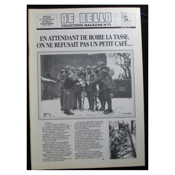 DE BELLO COLLECTIONS MAGAZINE N°71 DÉCEMBRE 1995