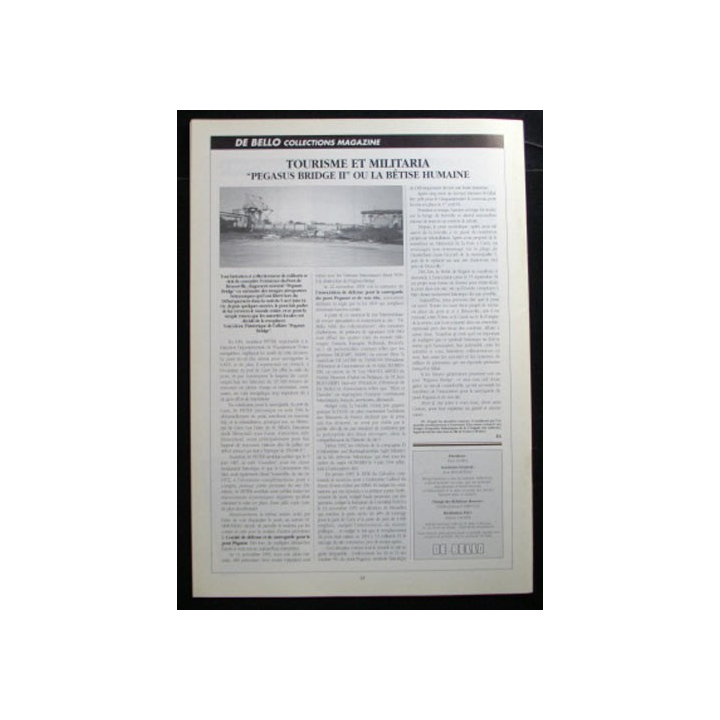 DE BELLO COLLECTIONS MAGAZINE N°71 DÉCEMBRE 1995