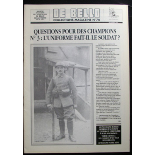 DE BELLO COLLECTIONS MAGAZINE N°70 SEPTEMBRE 1995