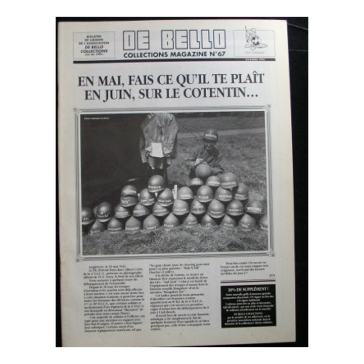 DE BELLO COLLECTIONS MAGAZINE N°67 DÉCEMBRE 1994