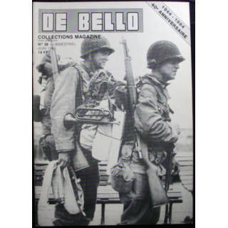 DE BELLO COLLECTIONS MAGAZINE N°39 JUIN 1984