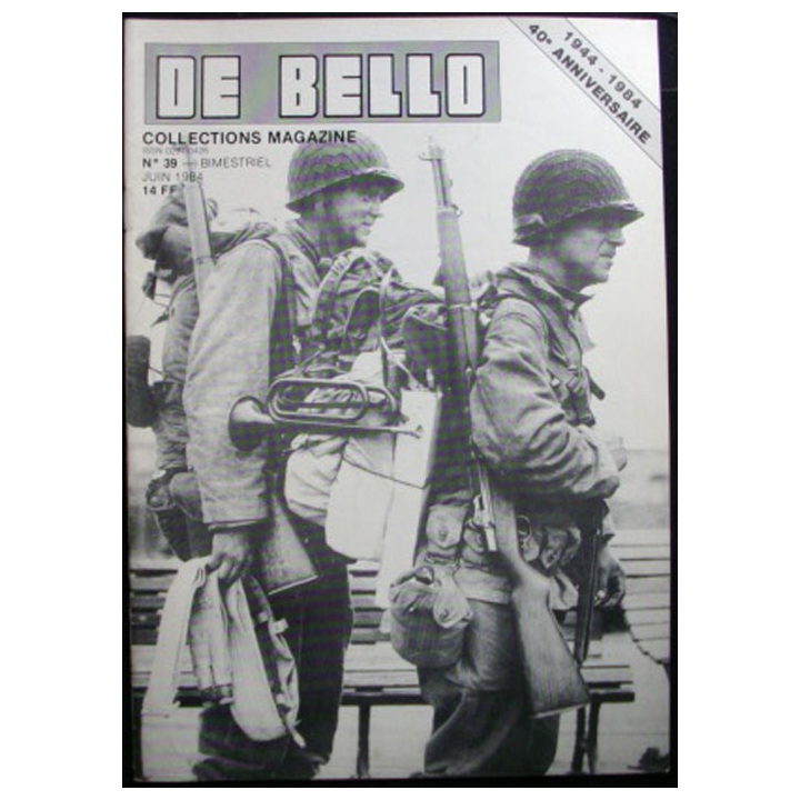 DE BELLO COLLECTIONS MAGAZINE N°39 JUIN 1984