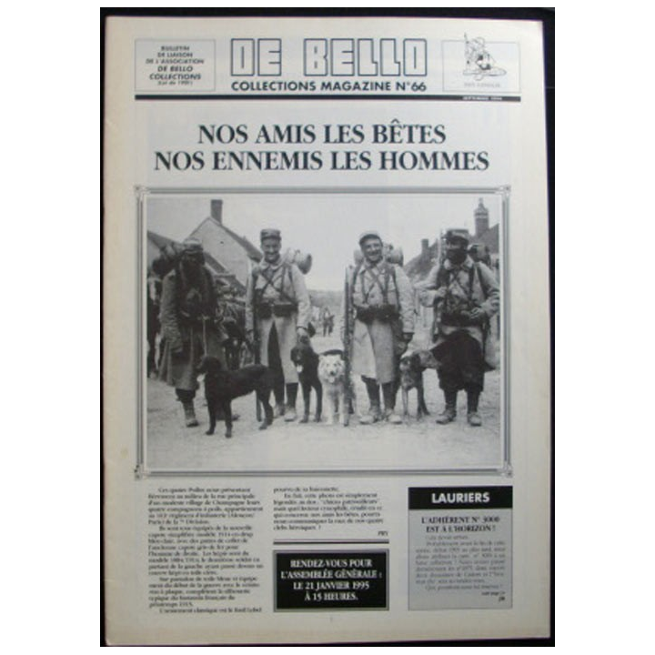 DE BELLO COLLECTIONS MAGAZINE N°66 SEPTEMBRE 1994