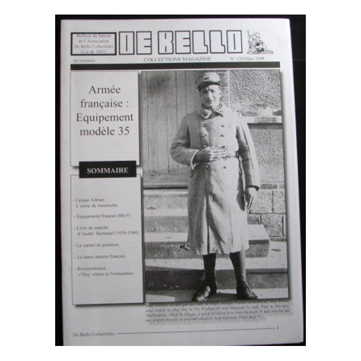DE BELLO COLLECTIONS MAGAZINE N°120 MARS 2008