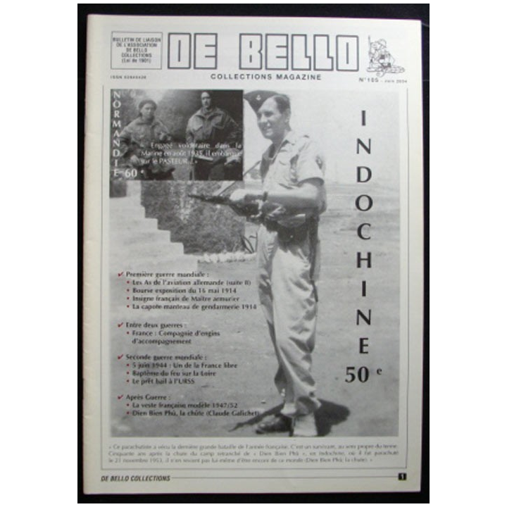 DE BELLO COLLECTIONS MAGAZINE N°105 JUIN 2004