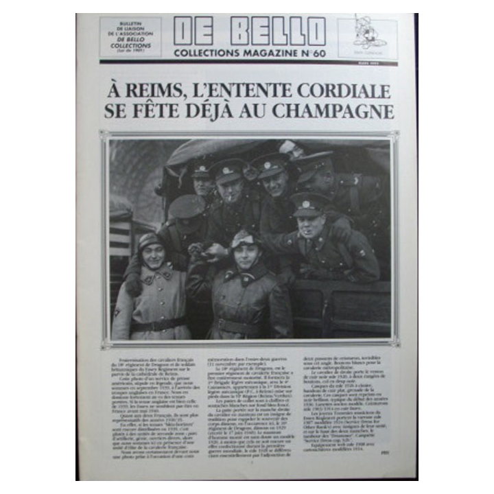 DE BELLO COLLECTIONS MAGAZINE N°60 MARS 1993