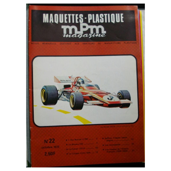 MPM : MAQUETTES-PLASTIQUE MAGAZINE N°22 AU N°33 1972-1973