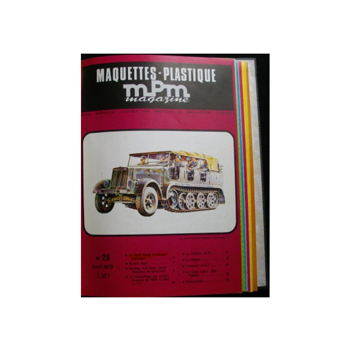 MPM : MAQUETTES-PLASTIQUE MAGAZINE N°22 AU N°33 1972-1973