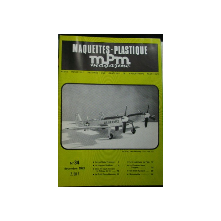 MAQUETTES - PLASTIQUE MPM MAGAZINE du n°34 au n°45 1973-1974