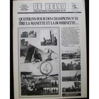 DE BELLO COLLECTIONS MAGAZINE N°77 JUIN 1997