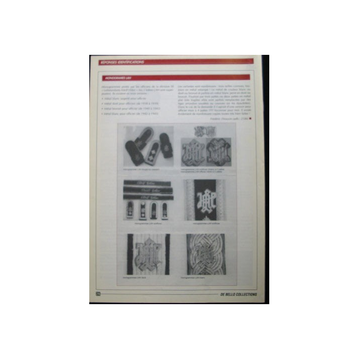 DE BELLO COLLECTIONS MAGAZINE N°97 JUIN 2002