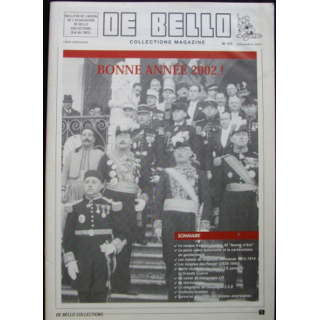 DE BELLO COLLECTIONS MAGAZINE N°98 DÉCEMBRE 2001