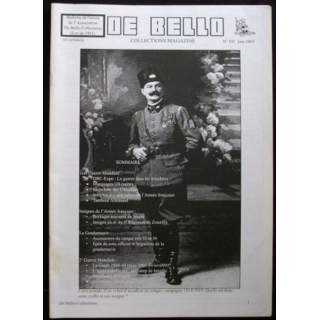 DE BELLO COLLECTIONS MAGAZINE N°101 JUIN 2003