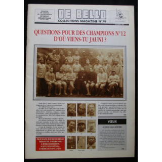 DE BELLO COLLECTIONS MAGAZINE N°79 DÉCEMBRE 1997