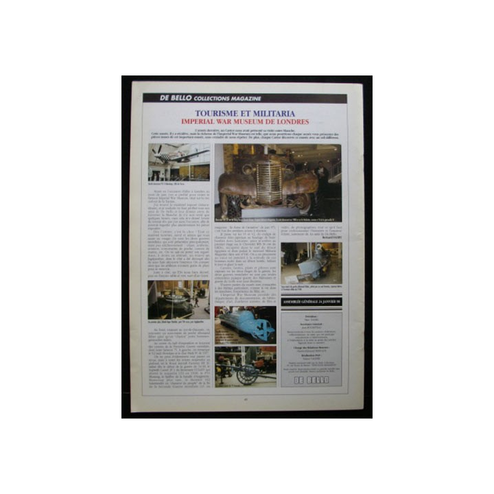 DE BELLO COLLECTIONS MAGAZINE N°79 DÉCEMBRE 1997