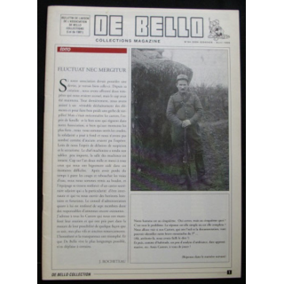 DE BELLO COLLECTIONS MAGAZINE N°84 AVRIL 1999