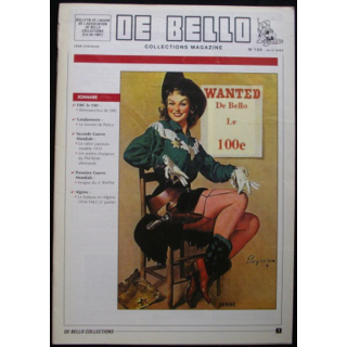 DE BELLO COLLECTIONS MAGAZINE N°100 AVRIL 2003