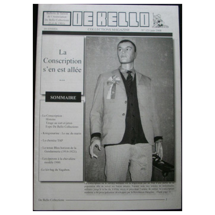 DE BELLO COLLECTIONS MAGAZINE N°121 JUIN 2008