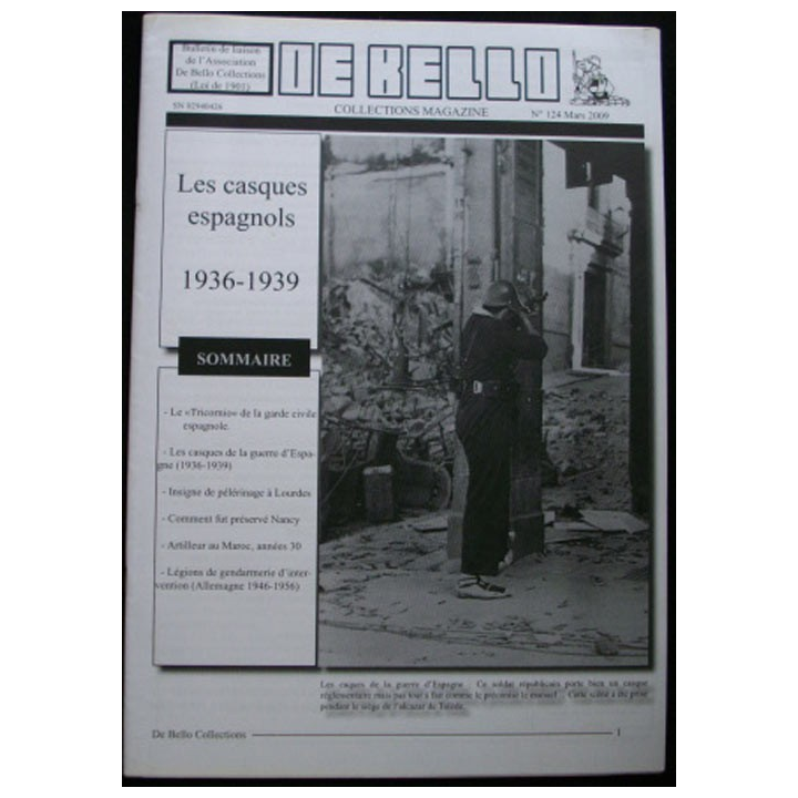 DE BELLO COLLECTIONS MAGAZINE N°124 MARS 2009