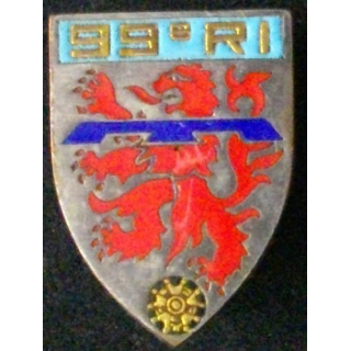 99° RI : 99° RÉGIMENT D'INFANTERIE (D 2201) ÉMAIL