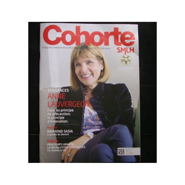 Superbe magazine de la Légion d'honneur portrait de Anne Lauvergeon