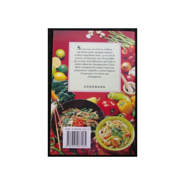 Recettes au Wok et à la poêle de Anne Wilson aux éditions Könemann